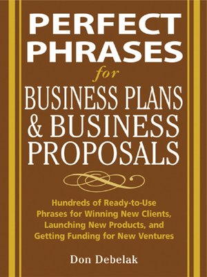 cover image of Perfect Phrases for Business Proposals and Business Plans